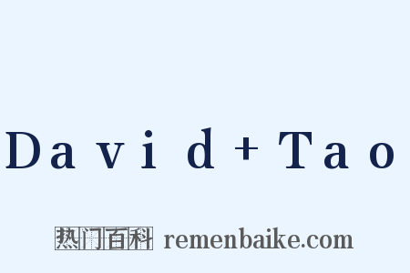 David+Tao是什么意思的图片